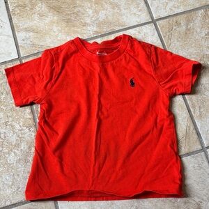 Ralph Lauren Kids' Bright orange Tee